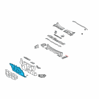 OEM 2011 Toyota Corolla Dash Panel Diagram - 55101-02A00