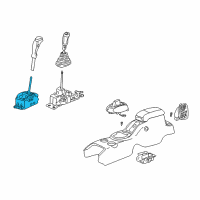 OEM Chrysler Transmission Shifter Diagram - 4578167AE