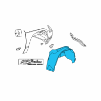 OEM 2005 Chrysler Pacifica Shield-Splash Diagram - 4857646AH