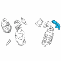 OEM 2022 Lexus ES350 INSULATOR, Exhaust M Diagram - 17167-31100