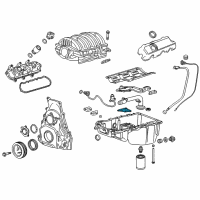 OEM 2017 Chevrolet Silverado 1500 Adapter Gasket Diagram - 12631675