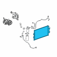 OEM 2009 GMC Savana 1500 Condenser Diagram - 23469929