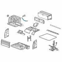 OEM 2017 Cadillac CT6 Ground Cable Diagram - 22970111