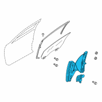 OEM 2011 Ford Taurus Window Regulator Diagram - 8A5Z-5423209-B