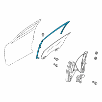 OEM Lincoln MKS Run Channel Diagram - AA5Z-5421597-B