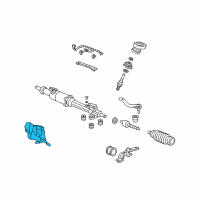 OEM 2007 Honda Accord Plate, Power Steering Heat Baffle Diagram - 53692-SDR-A03