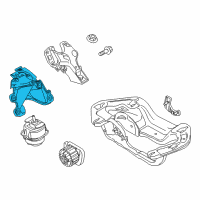 OEM 2013 BMW X6 Engine Support Right Diagram - 22-11-6-797-920