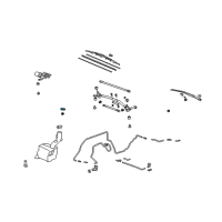 OEM Acura MDX Link Assembly A Diagram - 76520-STX-A01