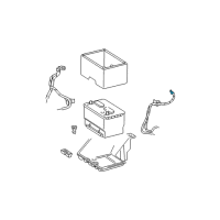 OEM 2003 Dodge Ram 1500 Battery Negative Wiring Diagram - 56045764AE