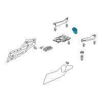 OEM 2013 Acura ZDX Switch Assembly, Passenger Side Heated Seat &Fan Diagram - 35600-SZN-A61