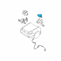 OEM 2006 Nissan Quest Sensor Assy-Gravity Diagram - 47931-7Y020