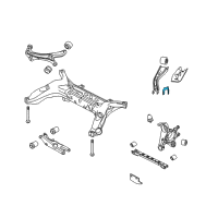 OEM 2008 Ford Taurus Shield Link Diagram - 6F9Z-5B772-RH