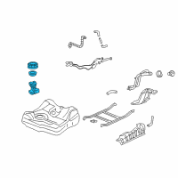 OEM 2002 Acura RSX Pump Assembly, Fuel Diagram - 17045-S6M-A00