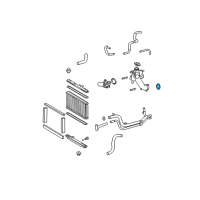 OEM 2013 Lexus IS350 Gasket, Water Inlet Diagram - 16325-31010