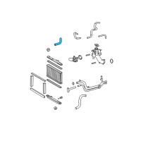 OEM 2010 Lexus IS350 Hose, Radiator Diagram - 16571-31170