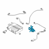 OEM Ford Focus Connector Tube Diagram - F1FZ-9A228-B