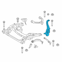 OEM 2019 BMW 530i xDrive Left Carrier Diagram - 31-20-6-884-381