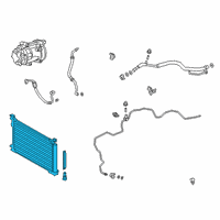 OEM Lexus UX250h CONDENSER Assembly, Supp Diagram - 884A0-76010