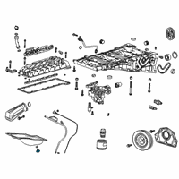 OEM 2013 Chevrolet Tahoe Drain Plug Diagram - 24233099
