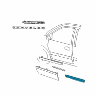 OEM Chrysler Voyager WEATHERSTRIP-Front Door Belt Diagram - 4717832AE