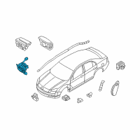 OEM Ford Fusion Clock Spring Diagram - BE5Z-14A664-A