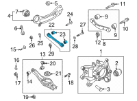 OEM Hyundai Arm Assembly-RR Assist Diagram - 55250-P2000