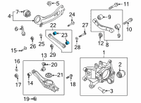 OEM 2022 Hyundai Santa Fe Bush-RR Assist Arm Diagram - 55258-P2000