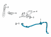 OEM 2020 Cadillac CT4 Positive Cable Diagram - 84859019