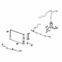 OEM 2015 Cadillac CTS Intercooler Drain Plug Diagram - 89025034