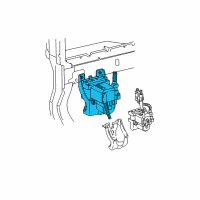 OEM 1999 Ford Mustang ABS Pump And Motor Assembly Diagram - F9ZZ2C286CA