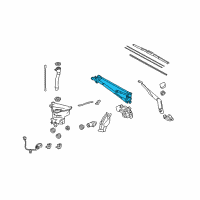 OEM 2016 Toyota 4Runner Linkage Assembly Diagram - 85150-35220