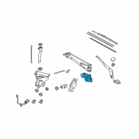 OEM 2010 Toyota 4Runner Front Motor Diagram - 85110-35310