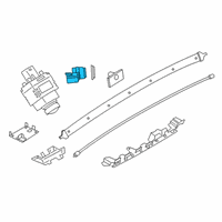 OEM 2019 BMW X1 Painted Ultrasonic Transducer Diagram - 66-20-2-409-651