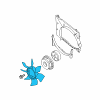OEM Nissan Frontier Fan-Cooling Diagram - 21060-EA000