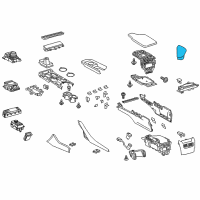 OEM 2017 Lexus RC F Knob Sub-Assembly, Shift Diagram - 33504-24150-C3