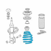 OEM Chevrolet Cruze Limited Coil Spring Diagram - 23447420