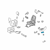 OEM 2021 Toyota Sequoia Slide Knob Diagram - 84921-AE020-E2