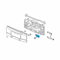 OEM 2005 Honda Element Hinge, Tailgate (Lower) Diagram - 68730-SCV-A10ZZ