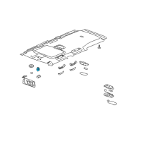 OEM Hummer Sunroof Switch Diagram - 15818457