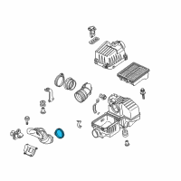 OEM 2014 Honda Accord Clamp, Air Flow (66) Diagram - 17315-RMA-E01