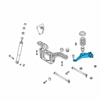 OEM 2008 Ford Escape Trailing Arm Diagram - 8L8Z5808AA