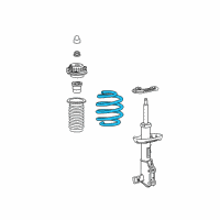 OEM GMC Terrain Coil Spring Diagram - 23335524