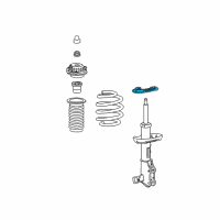 OEM GMC Terrain Lower Insulator Diagram - 84223846