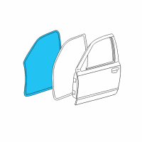 OEM 2004 Mercury Grand Marquis Weatherstrip On Body Diagram - 8W7Z-5420708-A