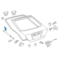 OEM 2014 Scion tC Lift Cylinder Bracket Diagram - 68945-21040