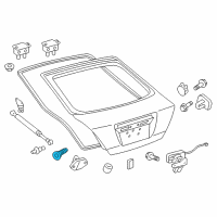 OEM 2015 Toyota Prius Striker Screw Diagram - 90148-80040