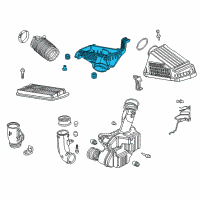 OEM Honda Case Set, Air Cleaner Diagram - 17244-RCA-S00