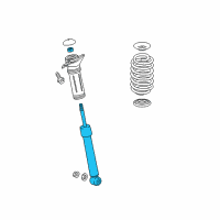 OEM 2017 Toyota Prius Prime Shock Diagram - 48530-80117