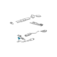 OEM Saturn LW2 Exhaust Manifold Diagram - 90570542