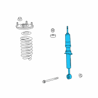 OEM 2013 Toyota Land Cruiser Strut Diagram - 48510-69395